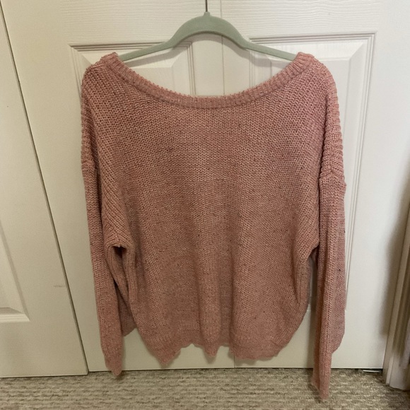Pink Peony Sweater - Picture 2 of 3